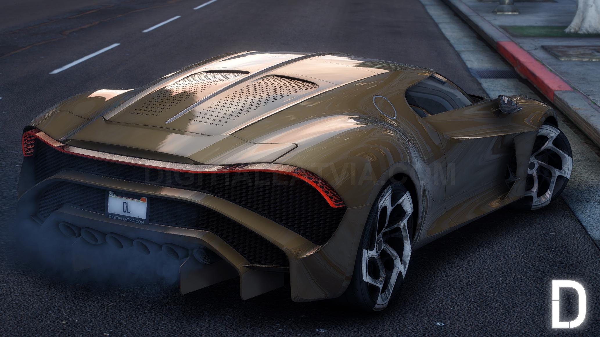 Bugatti La Voiture Noire | Debadged | Animated Spoiler