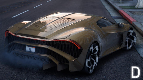 Bugatti La Voiture Noire | Debadged | Animated Spoiler