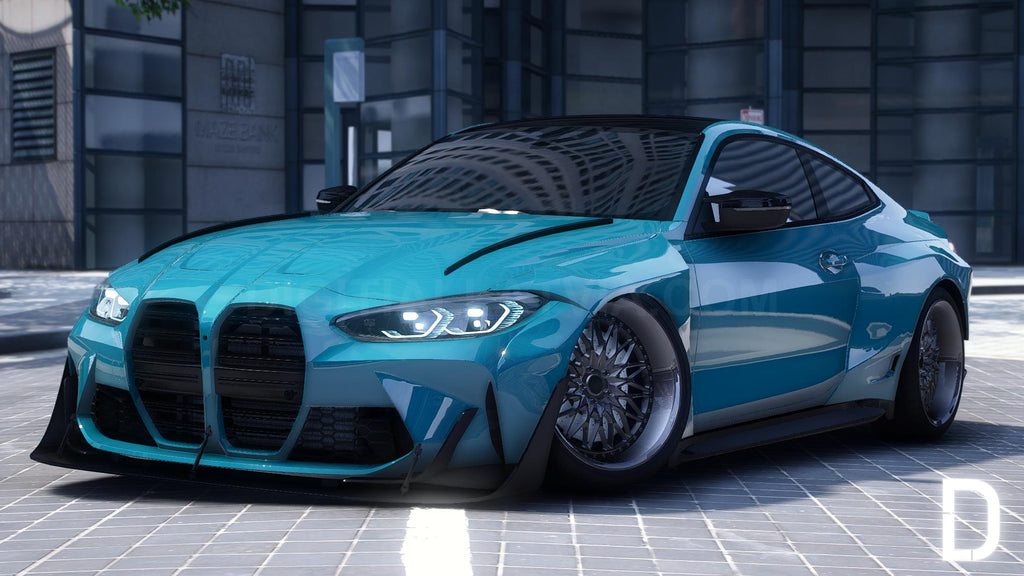 BMW M4 G82 Widebody Stanced 2022 | Debadged