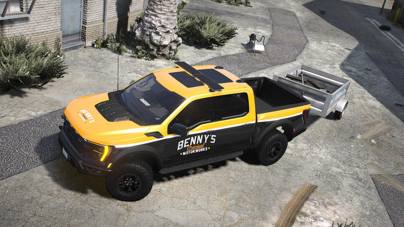 Ford F-150 Raptor R 2023 Bennys | Ohne Emblem | Vorlage
