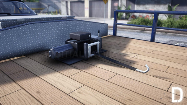 Car Trailer with Rails