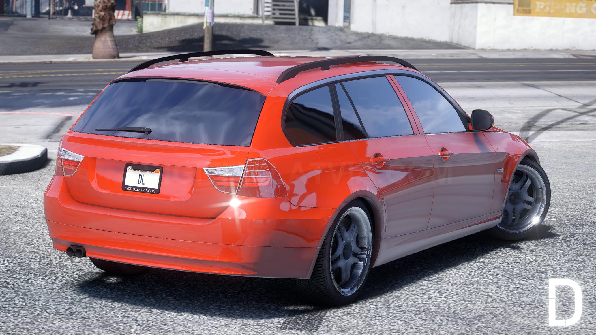 BMW E91 330i | Debadged | Template
