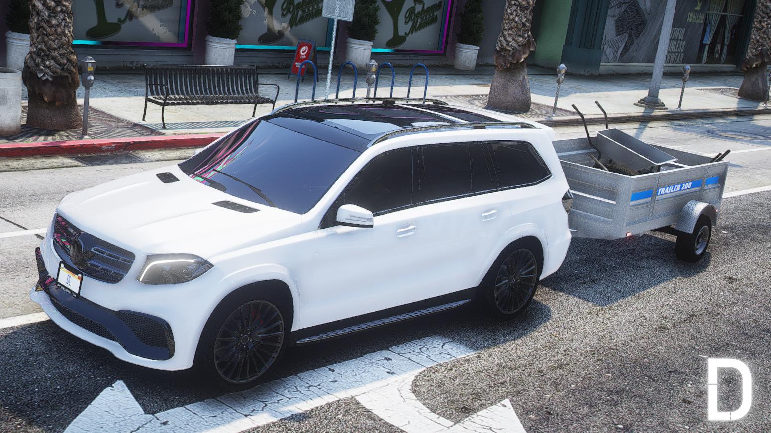 Mercedes-AMG GLS 63 2016 | Debadged | Template