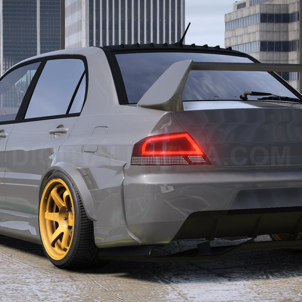 Mitsubishi Lancer Evolution IX Voltex | Debadged | Tuning | Template | Custom Sound