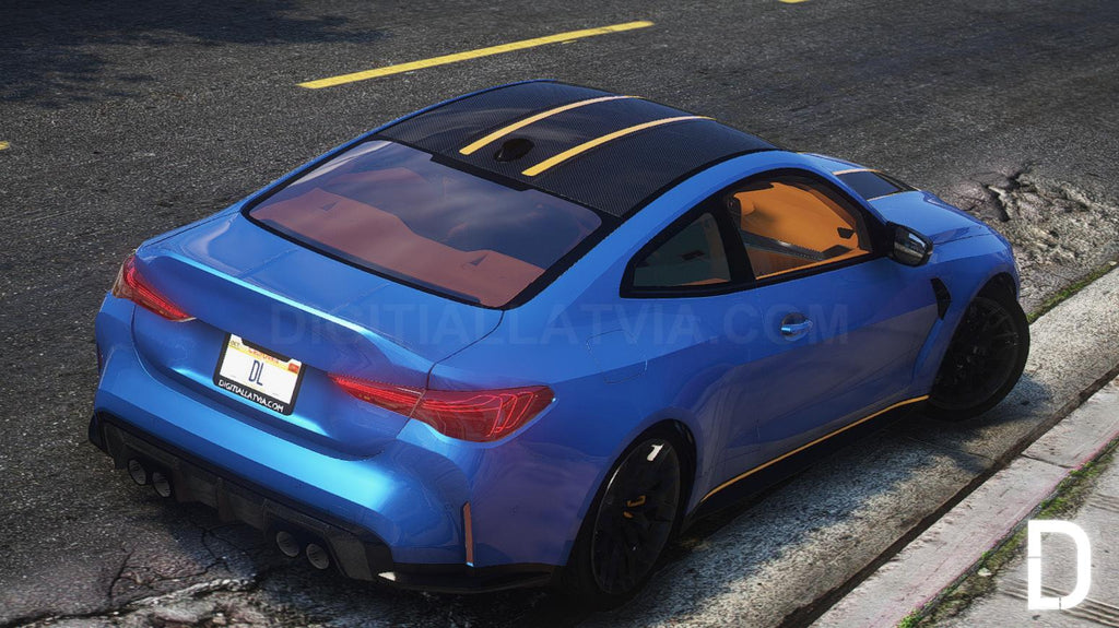 BMW M4 CSL 2023 | Debadged | Template
