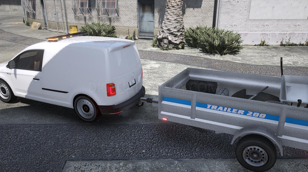 Volkswagen Caddy Bennys | Abzeichen entfernt | Vorlage