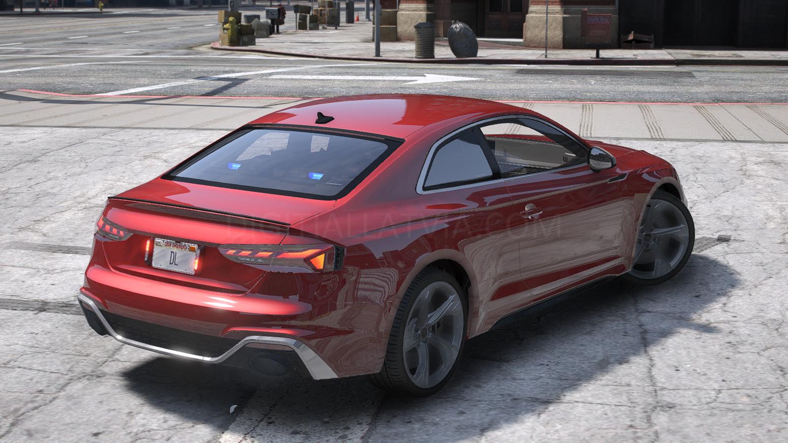 Audi RS5 Police 2022 | Debadged | Template