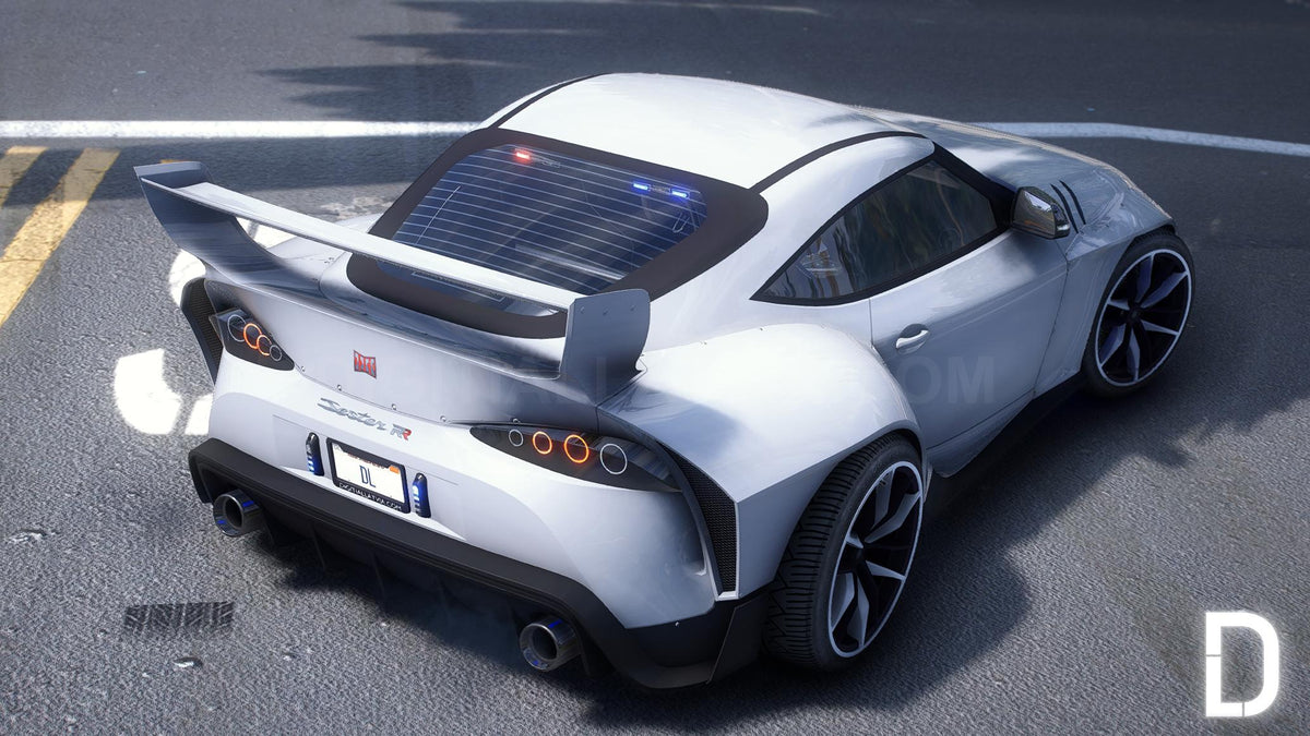 Dinka Jester RR Widebody Police V3 Custom | Tuning | Template | Custom Sound