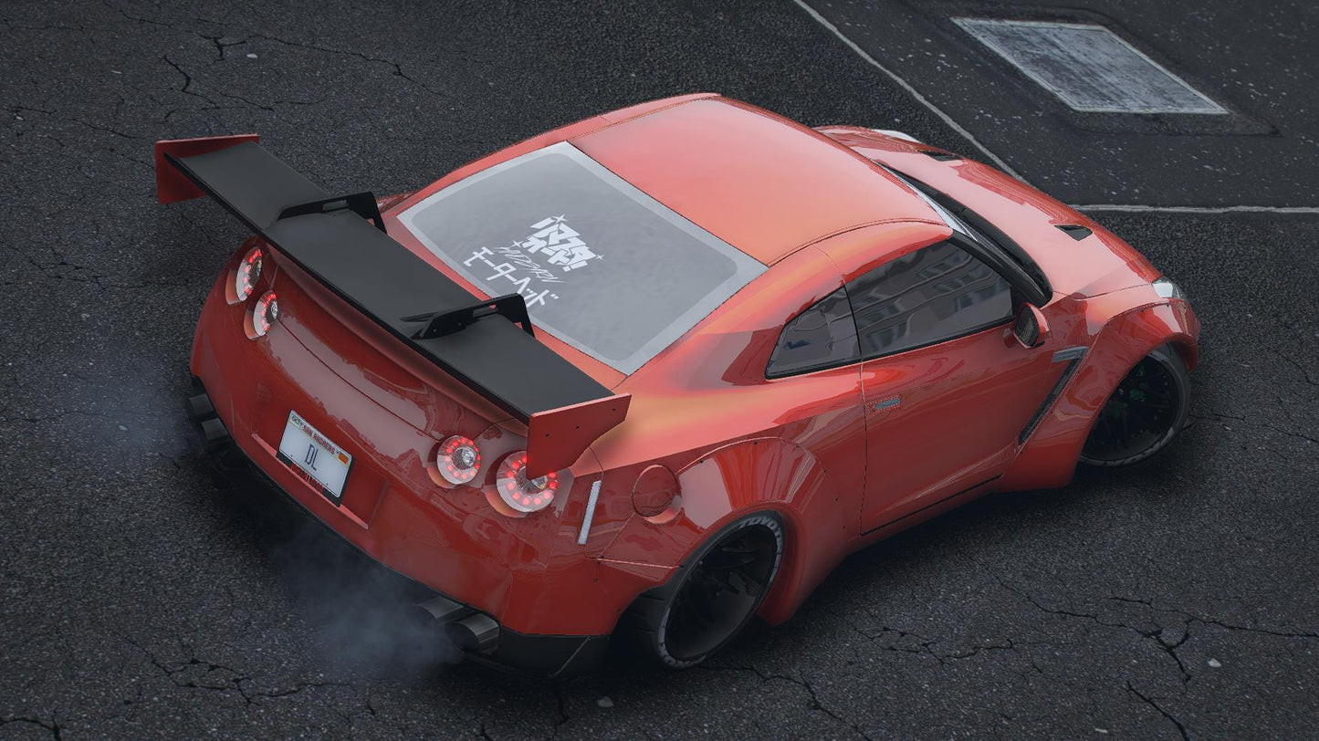 Nissan GT-R R35 Liberty Walk | Debadged | Tuning | Template