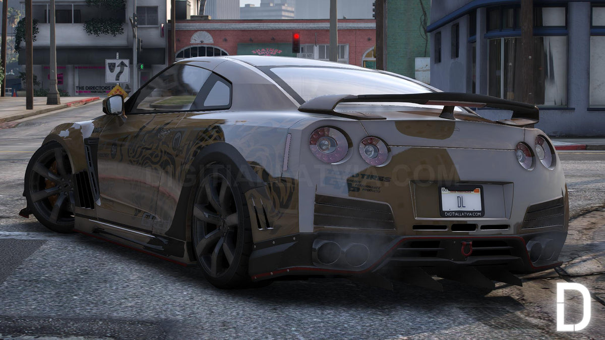 Nissan GTR R35 2012 RHD | Debadged | Tuning | Template | Custom Sound ...