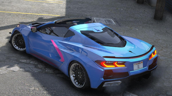 Chevrolet Corvette C8 | Ohne Emblem | Vorlage