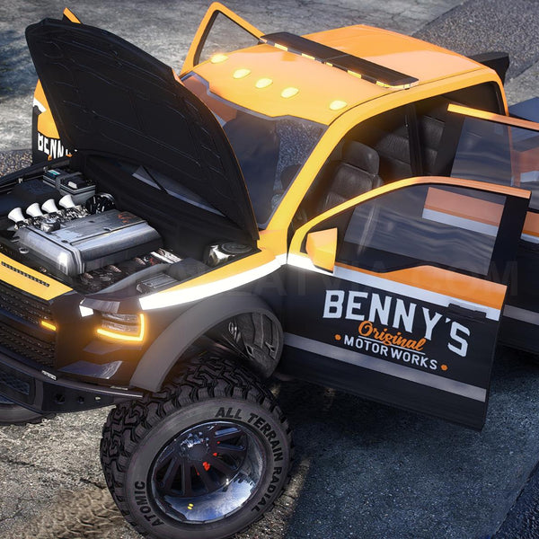 Vapid Caracara 4x4 Benny's Lifted + Trailer | Template | Tuning | Custom Sound