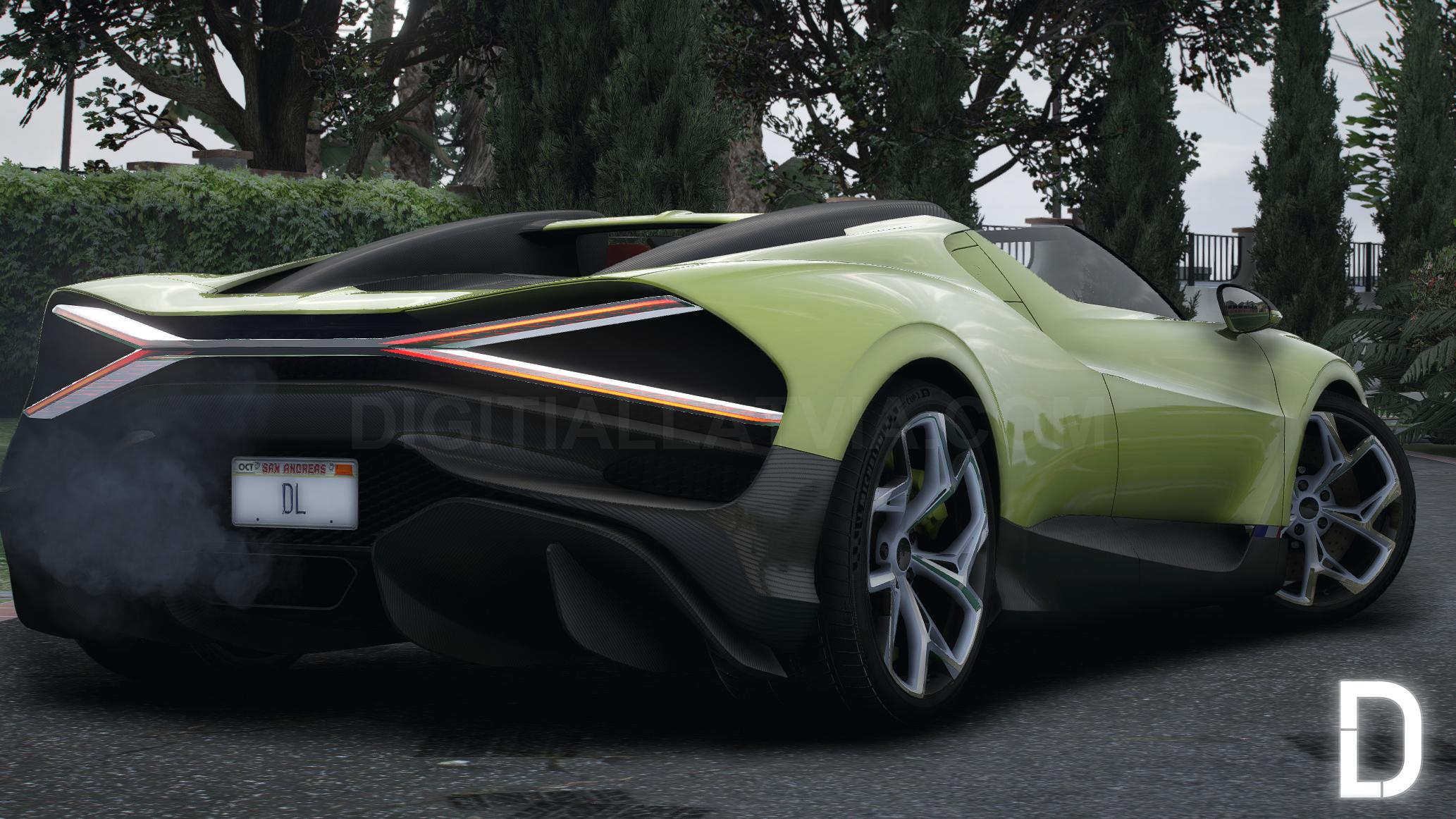 Bugatti W16 Mistral Roadster | Debadged