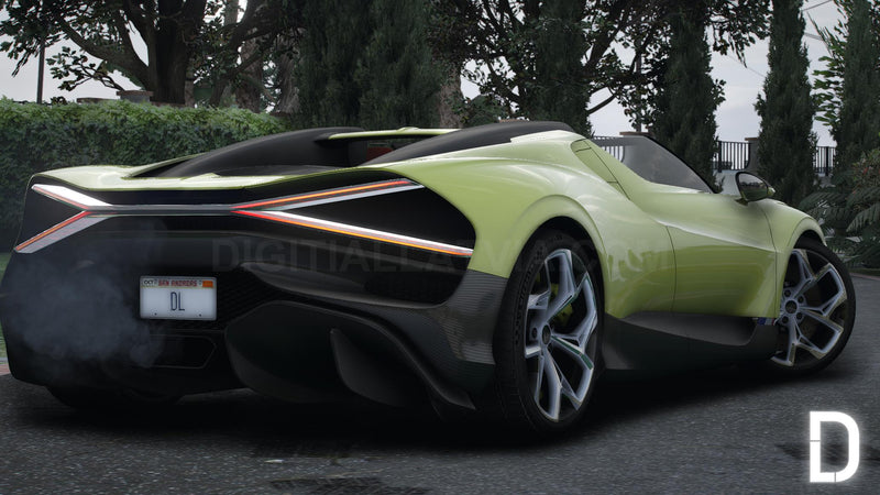 Bugatti W16 Mistral Roadster | Debadged