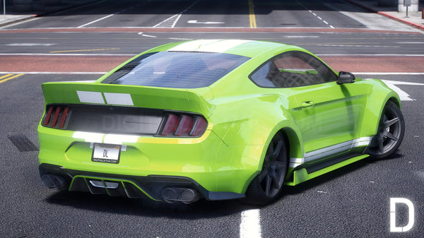 Ford Mustang Shelby 2020 | Debadged | Tuning | Template