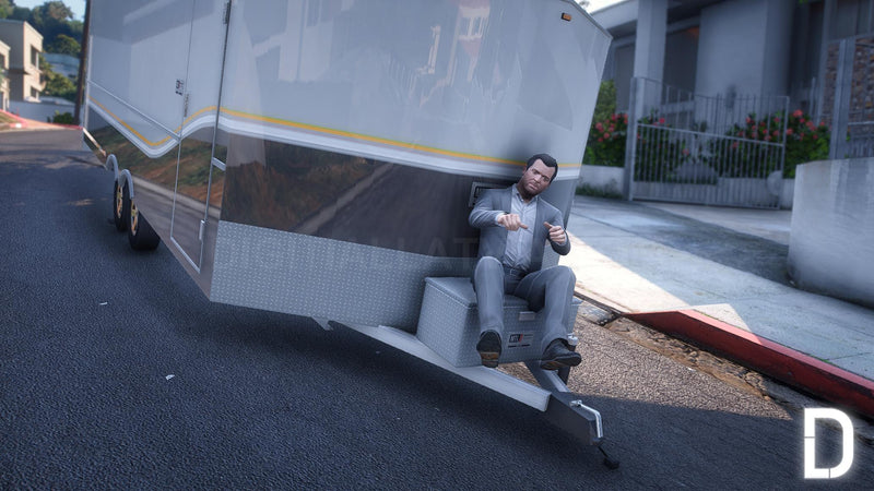Car Trailer Enclosed | Template