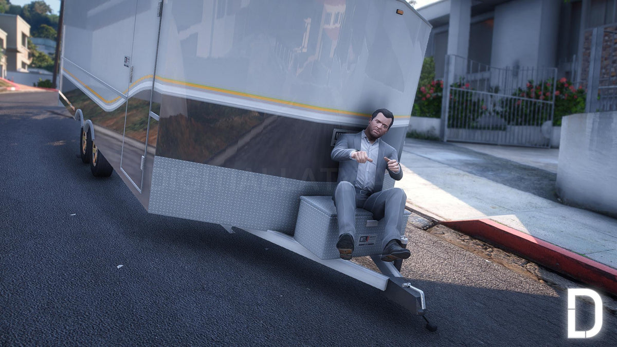 Car Trailer Enclosed | Template
