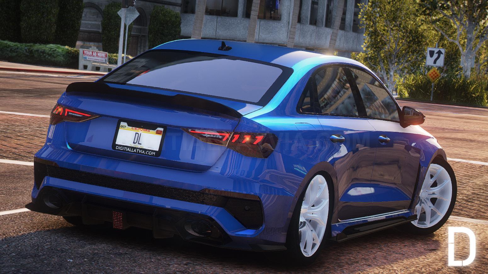 Audi RS3 2024 | Debadged | Template