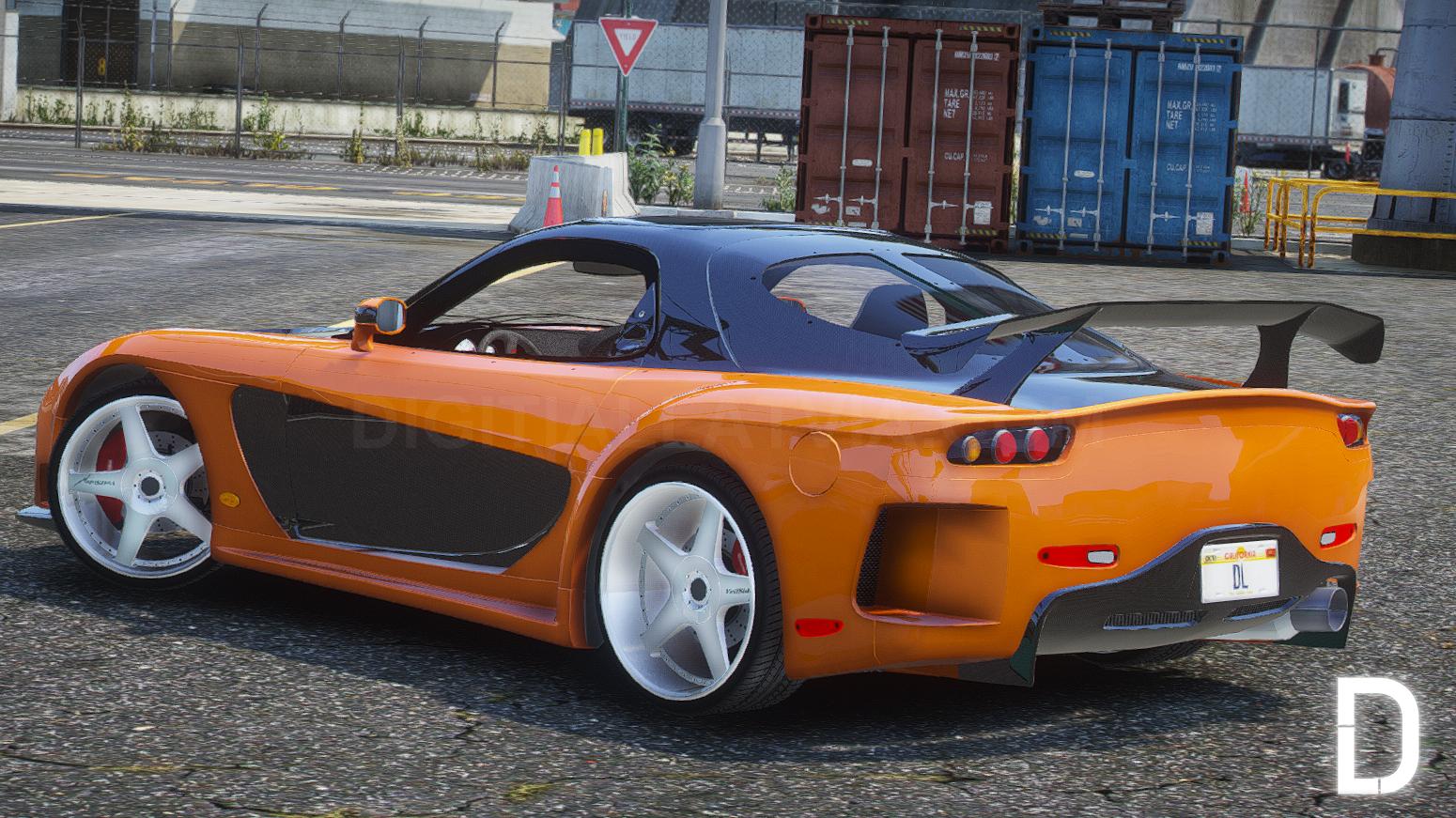 Mazda RX7 Veilside FNF | Debadged