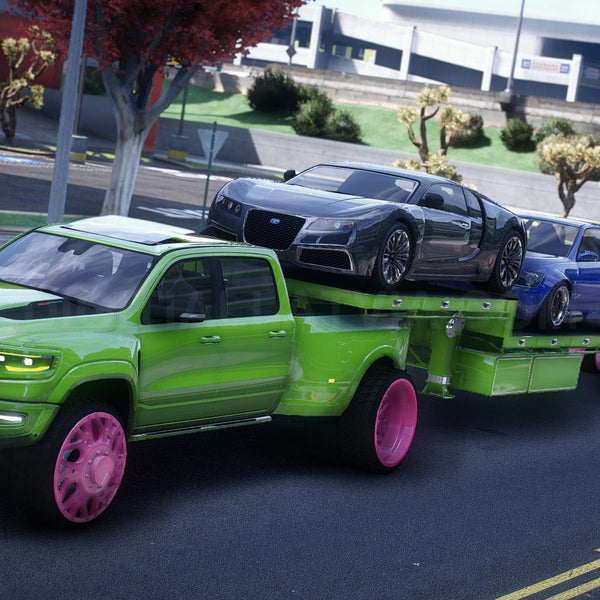 Dodge Ram TRX Dually Truck + Trailer | Debadged