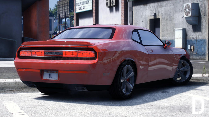 Dodge Challenger SRT8 2010 | Debadged | Template
