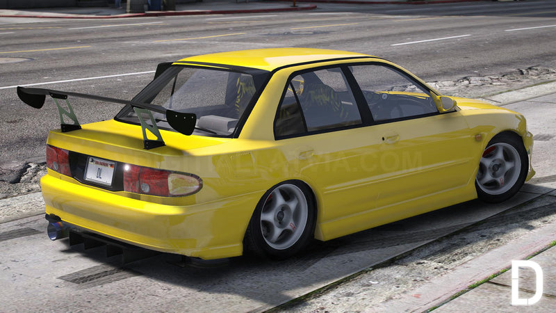 Mitsubishi Lancer Evo III | Embleme entfernt | Tuning | Individueller Sound