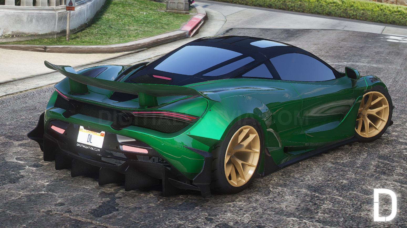 McLaren 720S | Debadged | Template