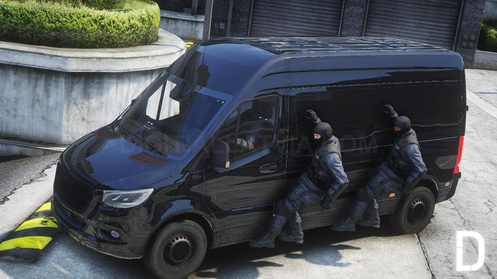 Mercedes-Benz Sprinter SWAT 2019 | Debadged