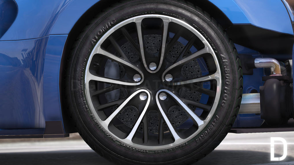 Bugatti Veyron Widebody Quad Turbo | Debadged | Animated Spoiler | Custom Sound