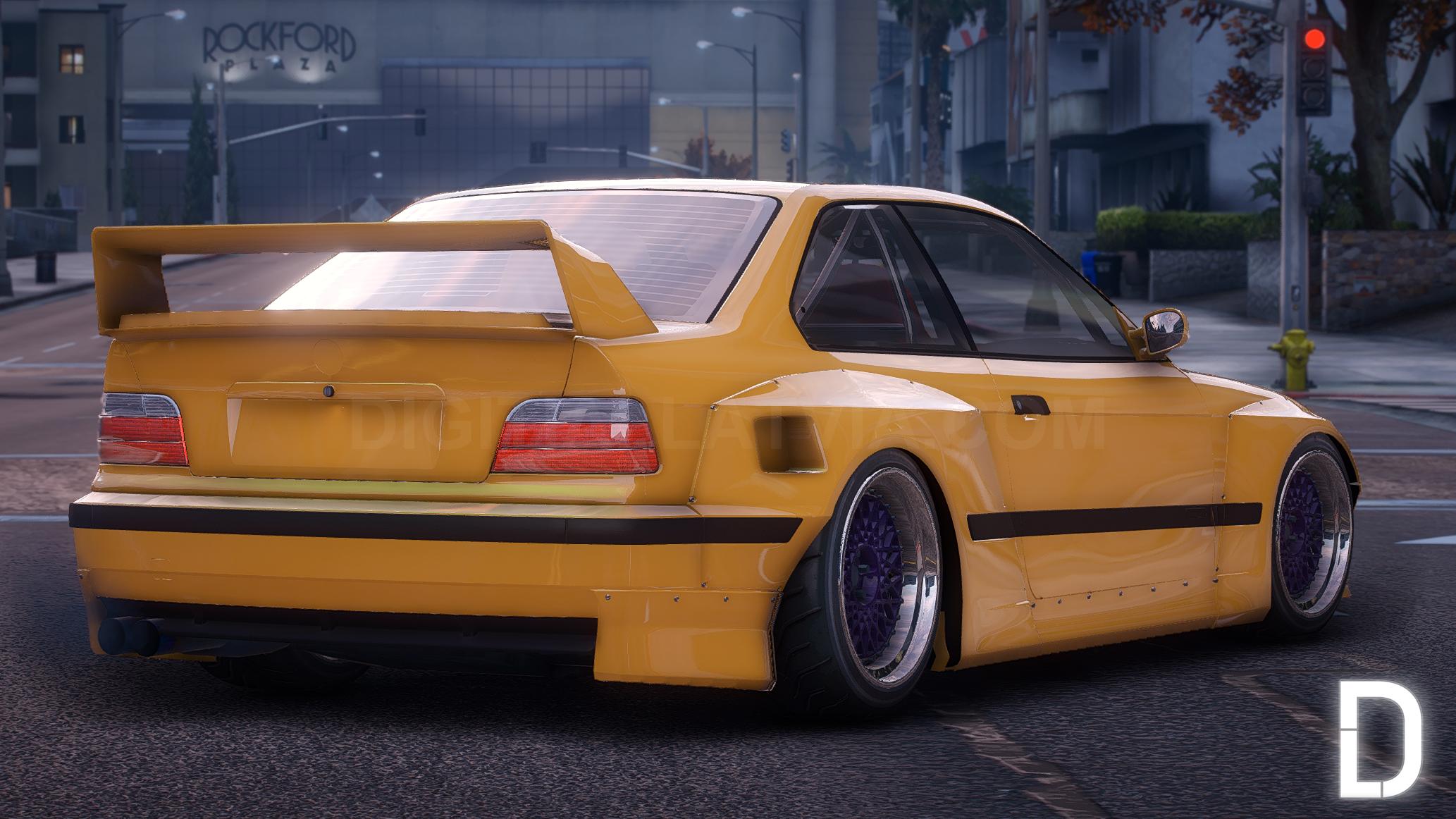 BMW M3 E36 Pandem | Debadged | Template | Tuning | Custom Sound