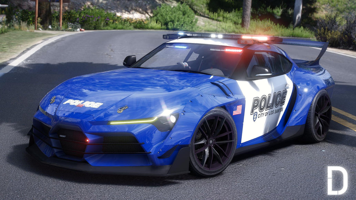 Dinka Jester RR Widebody Police V3 Custom | Tuning | Template | Custom Sound