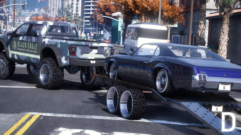 Vapid Caracara 4x4 Lifted + Trailer | Template | Tuning | Custom Sound