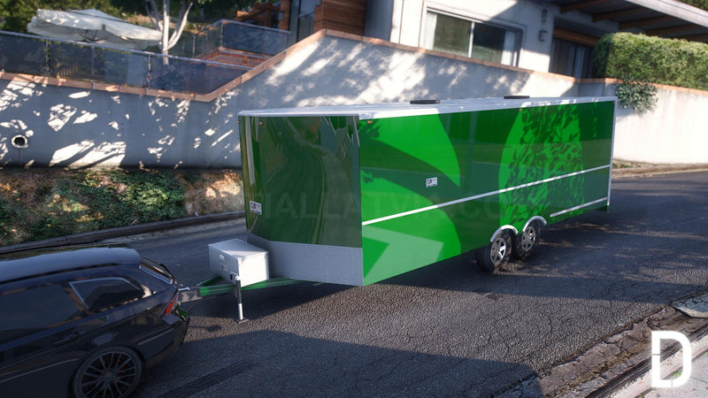 Car Trailer Enclosed | Template