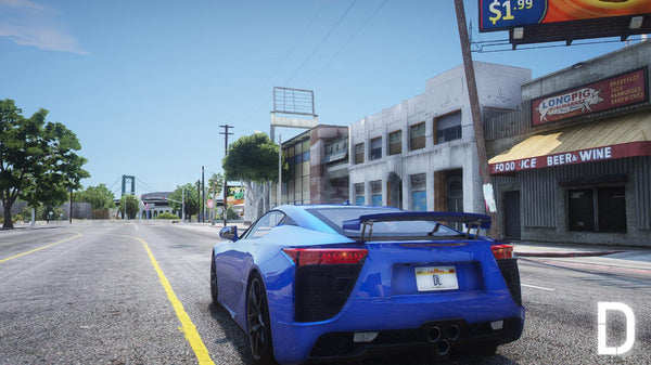 Lexus LFA | Debadged | Template | Tuning | Animated Spoiler