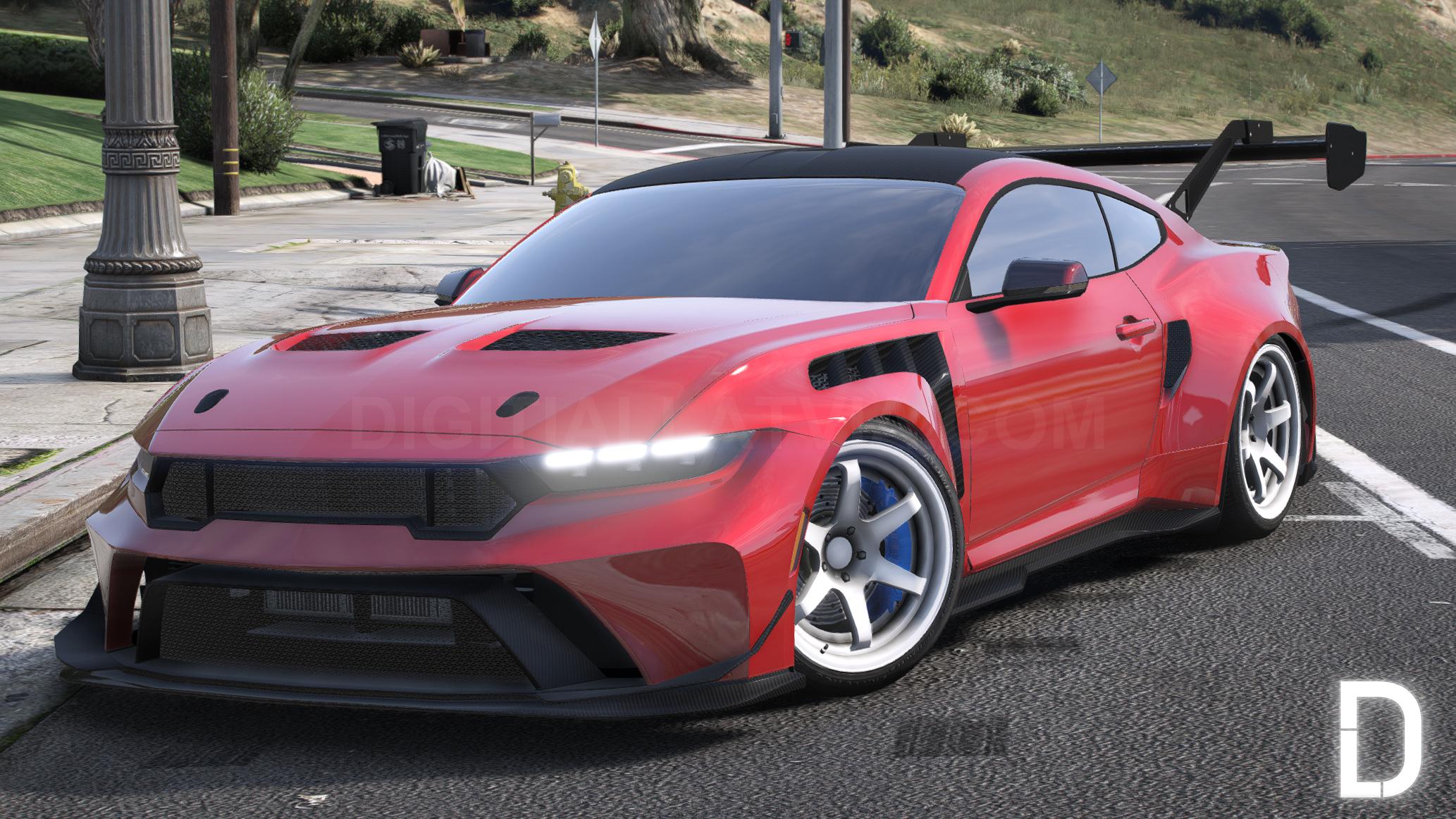 Ford Mustang GTD 2025 | Debadged | Template
