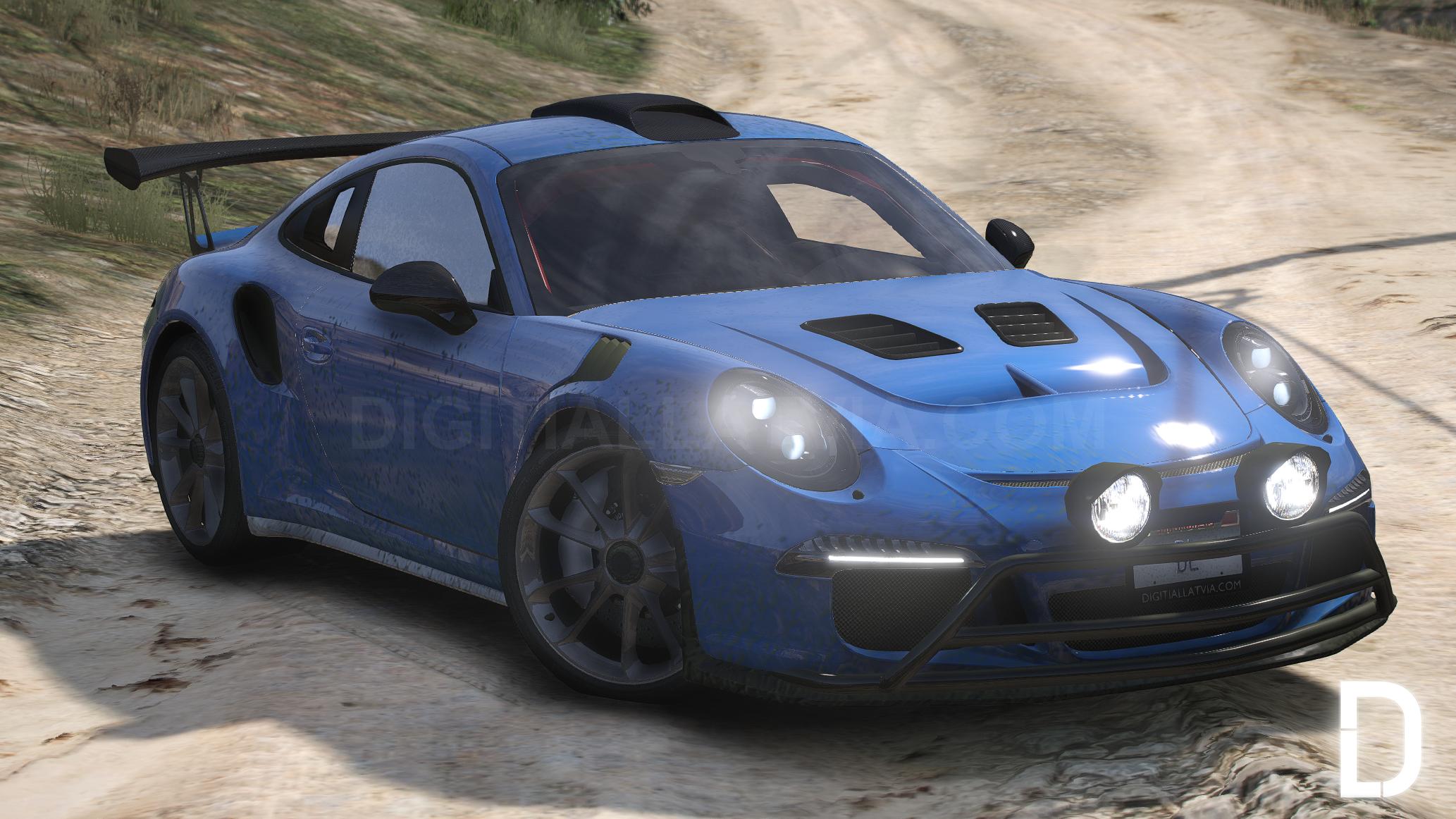 Porsche 911 R 2016 | Debadged | Tuning | Template | Custom Sound