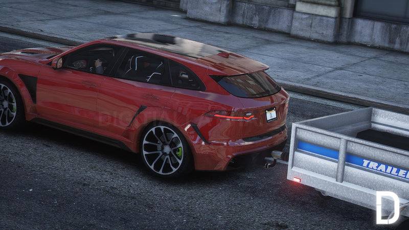 Jaguar F Pace Lumma | Abzeichen entfernt