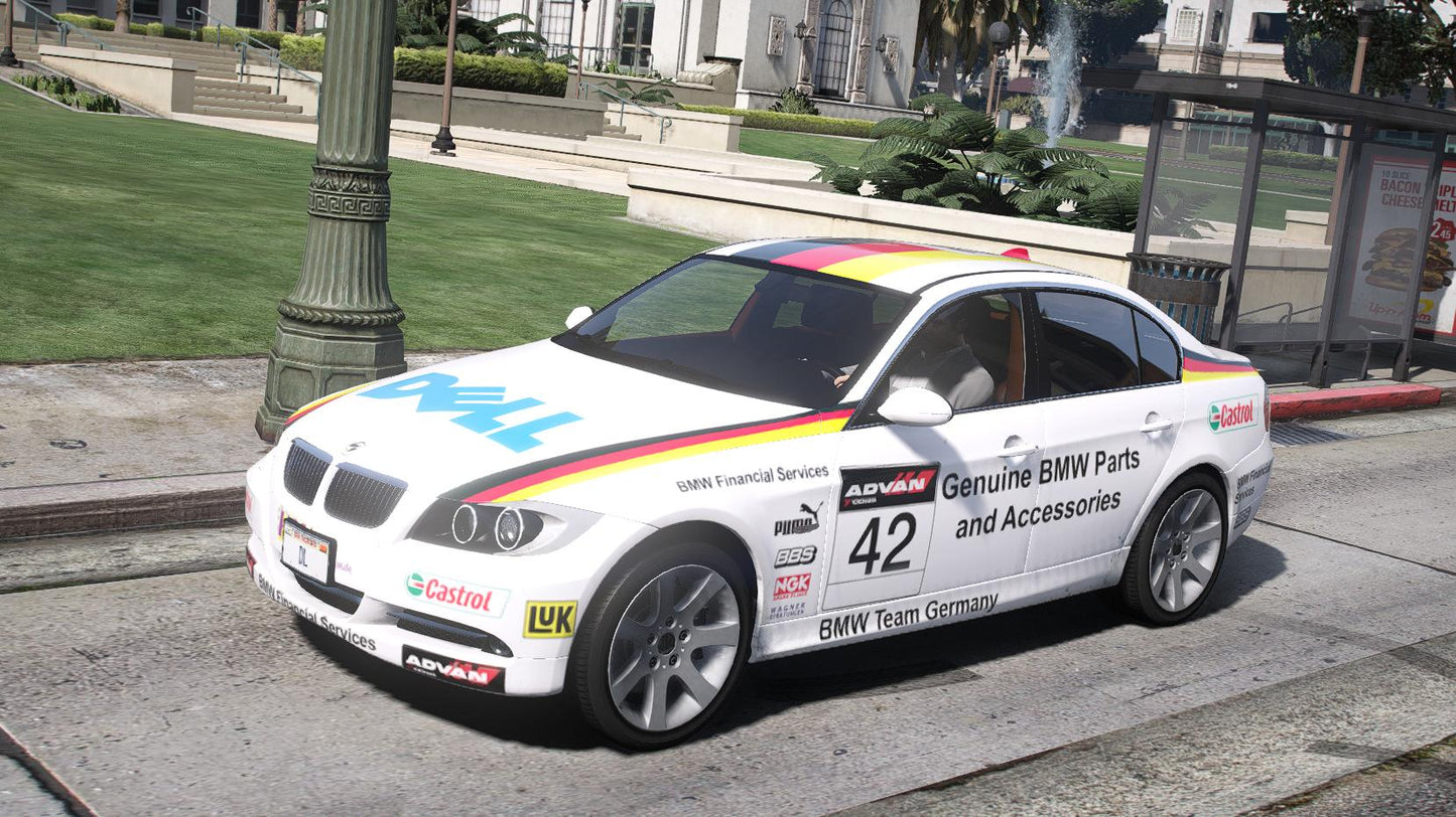 BMW E90 330i | Debadged | Template