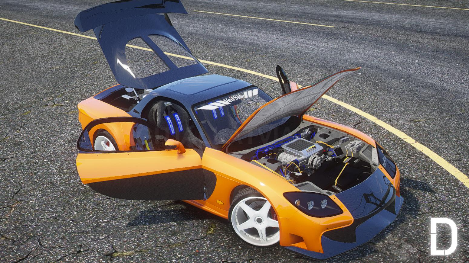 Mazda RX7 Veilside FNF | Debadged