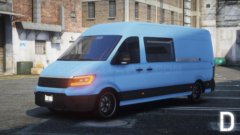 Volkswagen Crafter 2022 | Debadged | Template