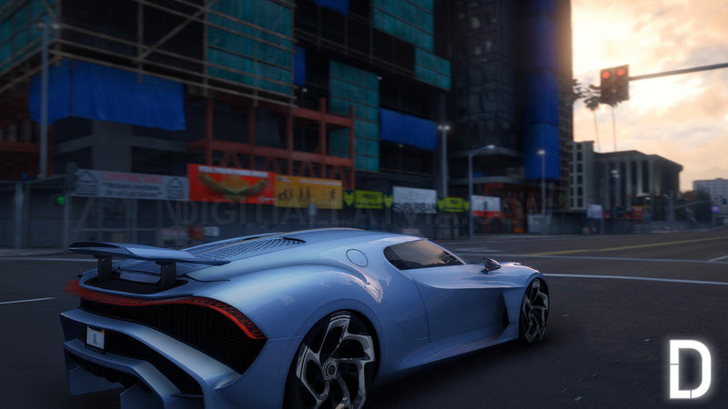 Bugatti La Voiture Noire | Debadged | Animated Spoiler
