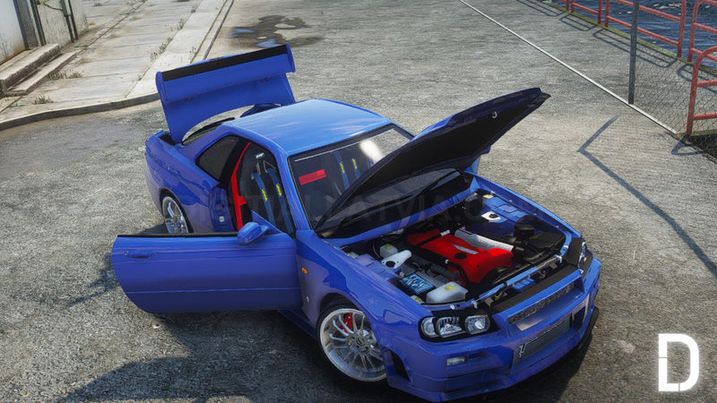 Nissan R34 FNF4 | Emblemlos
