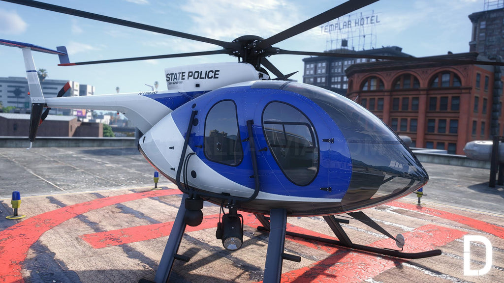 Police / Sheriff Helicopter | Template