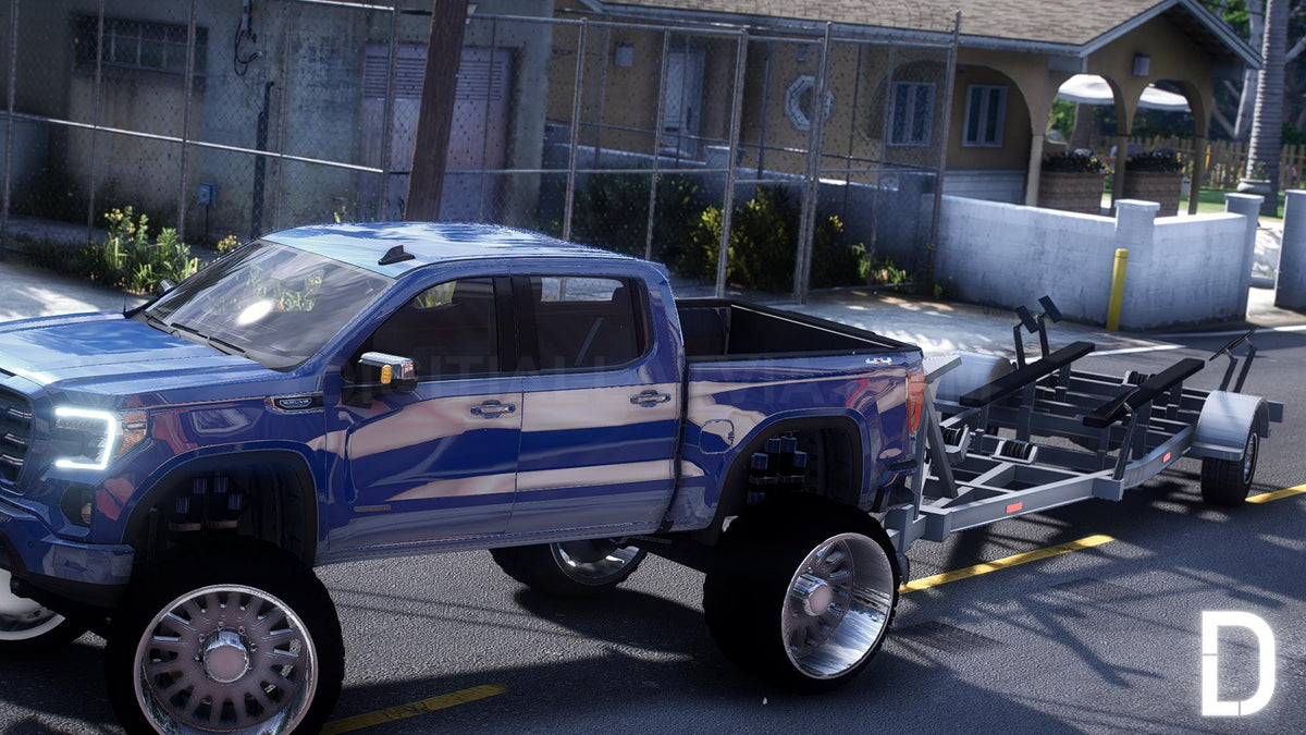 GMC Sierra 1500 Elevation Lifted 2021 | Debadged | Template