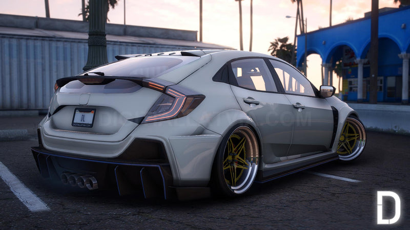 Honda FK8 Civic Type R Widebody RHD | Debadged | Custom Sound | Template