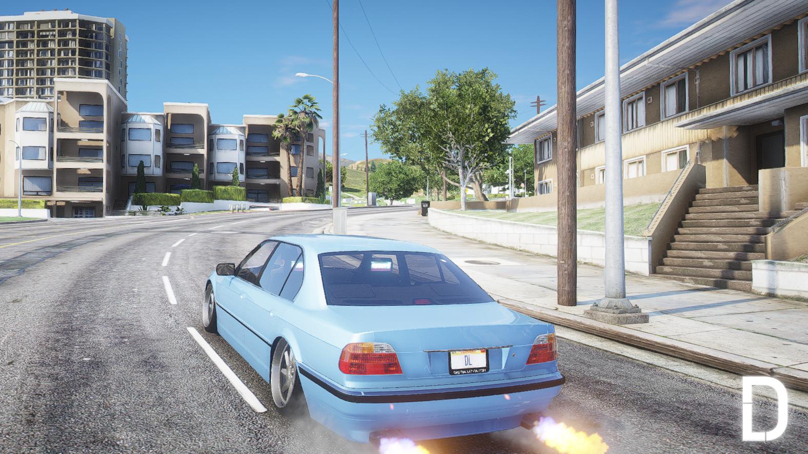 BMW E38 750iL Stanced | Debadged