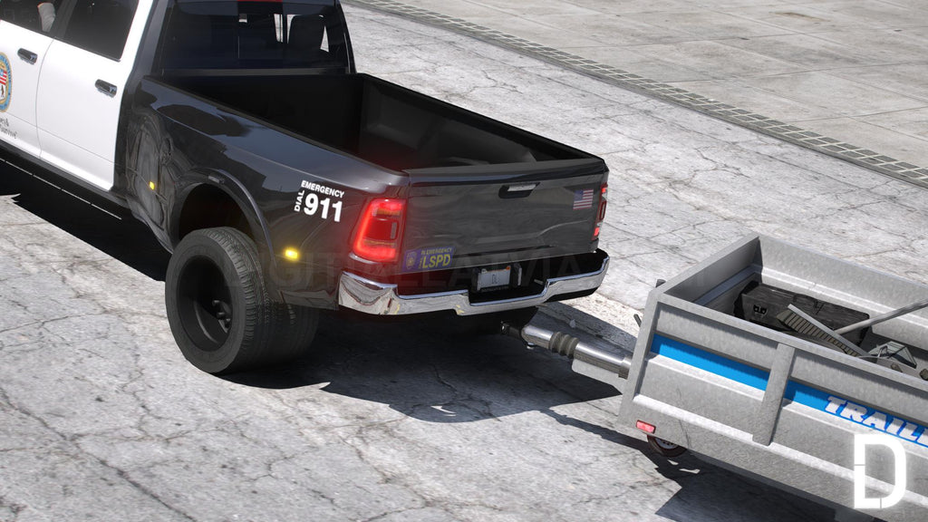Dodge Ram 3500 Heavy Duty Police | Debadged | Template