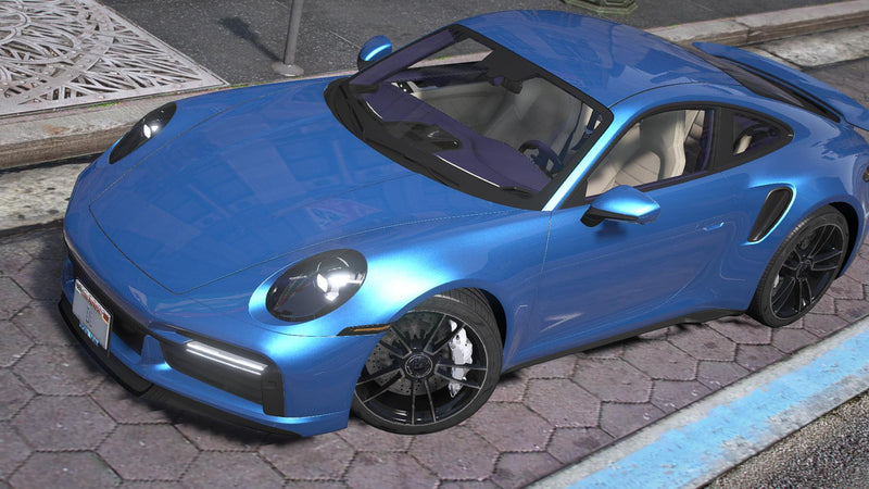 Porsche 911 (992) Turbo S 2021 | Ohne Emblem | Vorlage