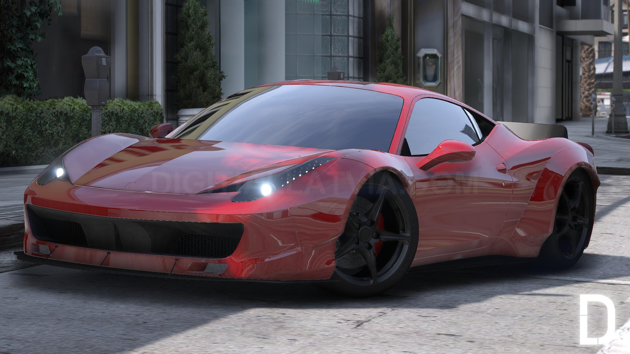Ferrari 458 Italia | Debadged | Template | Tuning