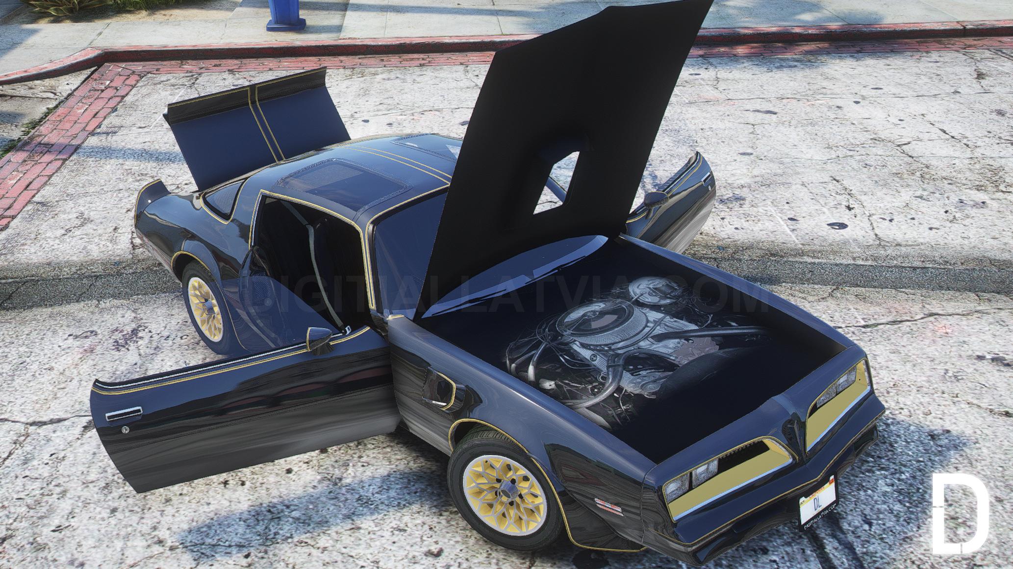 FiveM Pontiac Firebird Trans Am Y82 1977 | Debadged – DigitalLatvia